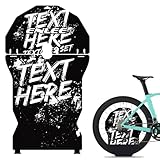 ENLEE Bike Disc Brake Cover - Anti-Oil Stain Guard for Disc Brakes, Heat-Resistant PP Cleaning Cover Protector with Sewage Storage Function, Universal Fit All Bicycles, INS