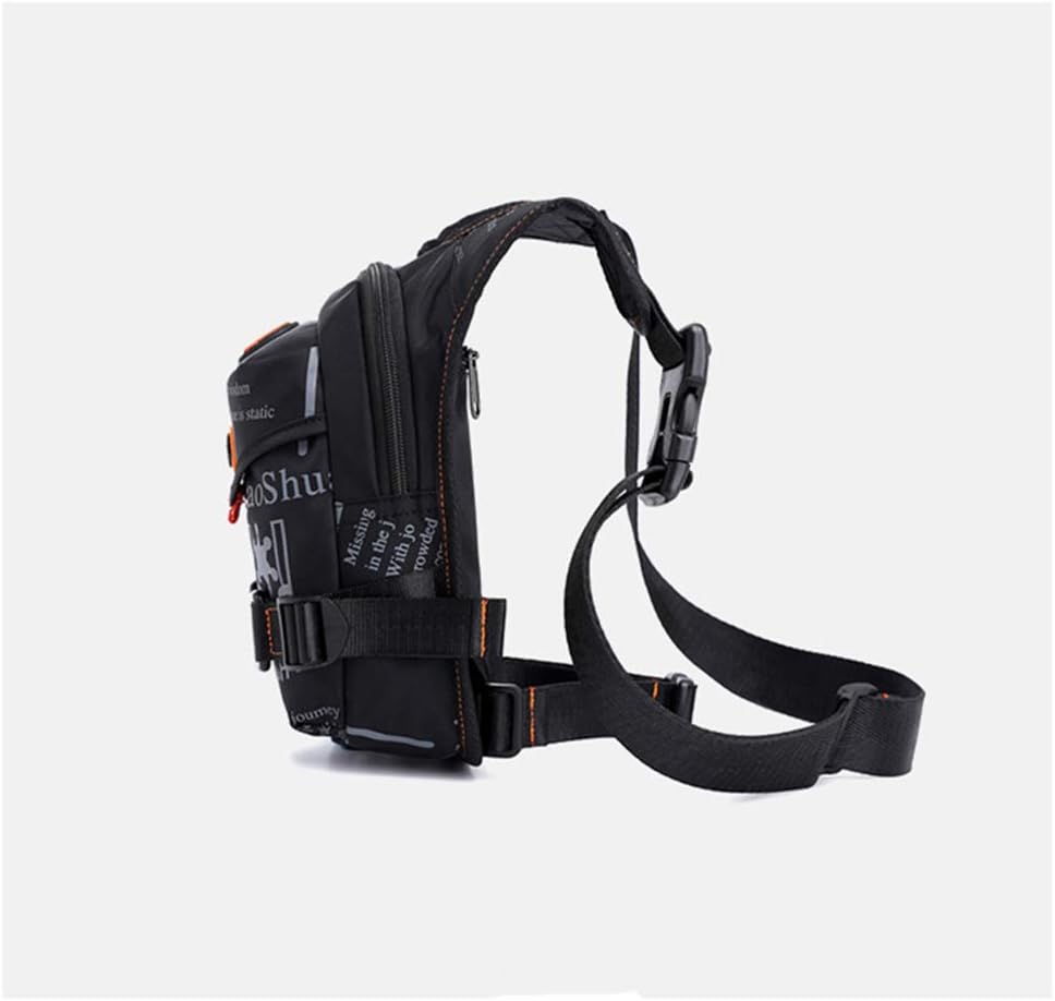 Outdoor Sports Chest Bag,Tactical Crossbody Bag .Leisure Running, Hiking Waist Leg Pack Shoulder Backpack (Emerald Green)