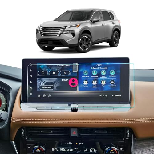 Verre trempé 12.3 mat anti-rayures pour GPS Nissan X-Trail T33