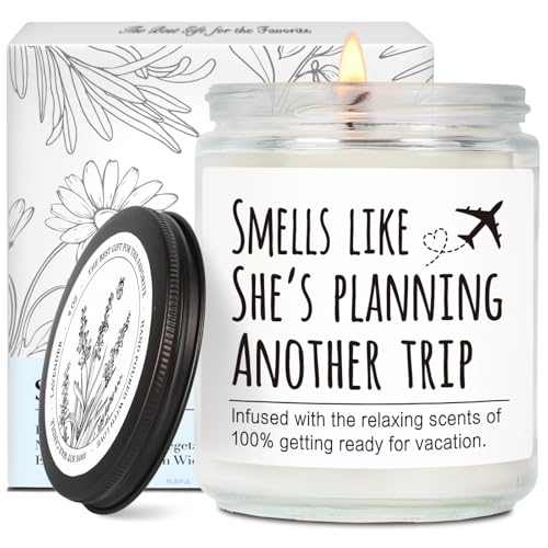 Travel Candle Gifts for Women Travelers, Smells Like Shes Planning