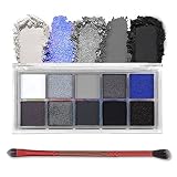 Erinde 10 Color Eyeshadow Palette Makeup - Matte Shimmer Glitter Eye Shadow, Ultra-Blendable, High P