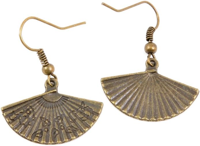 60 Pairs Jewelry Making Charms Supply Supplies Wholesale Fashion Earring Backs Findings Ear Hooks L7UH8 Folding Fan