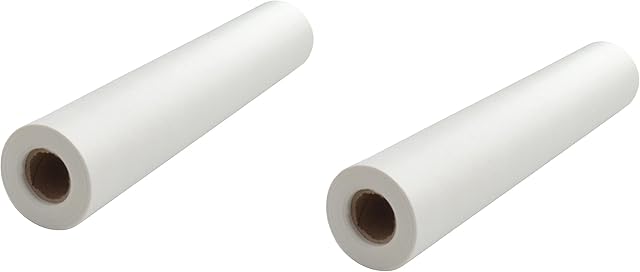 White Tracing & Sketching Paper Roll for Dressmaking Pattern and Sewing 63gsm X 40M X 29.7cm (Pack of 2 X 20M )