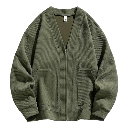 Cardigan surdimensionné col en V homme : le confort contre le froid