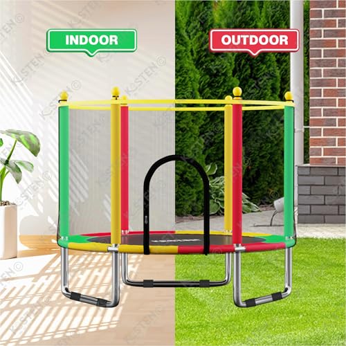 KOSTEN SPORTS 55 Inch Kids Trampoline with Safety Net - Image 3