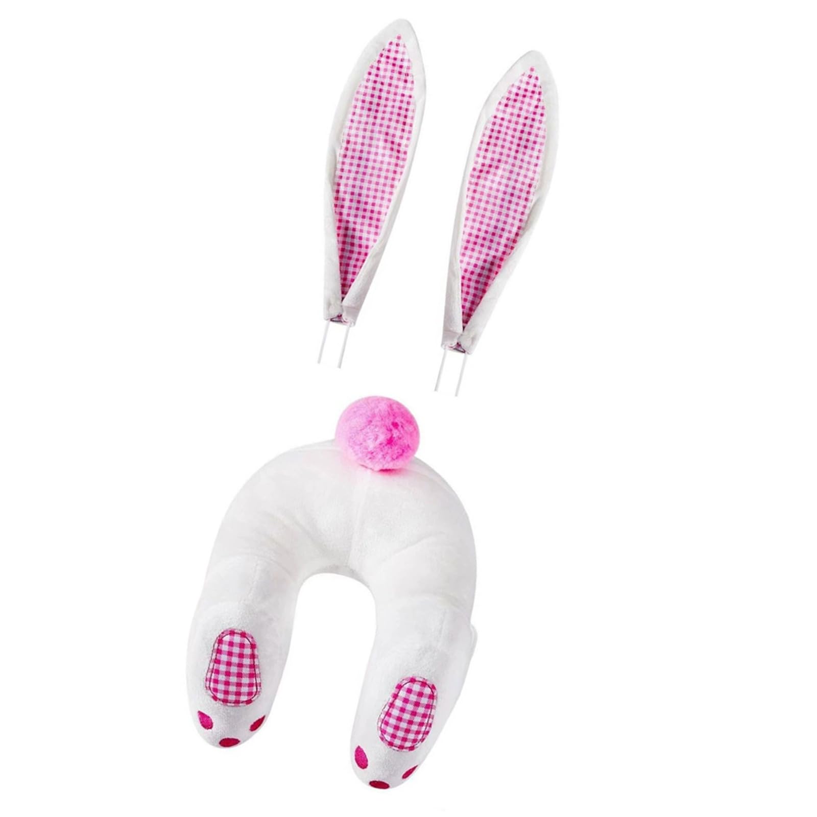 Elnwnnkc B Easter Rabbits Doll Utt And Ears Wreath Attachment Door Hanger Hanging Ornament For Family Decoration Rabbits Utt And Ears Plush Hanging Decoration