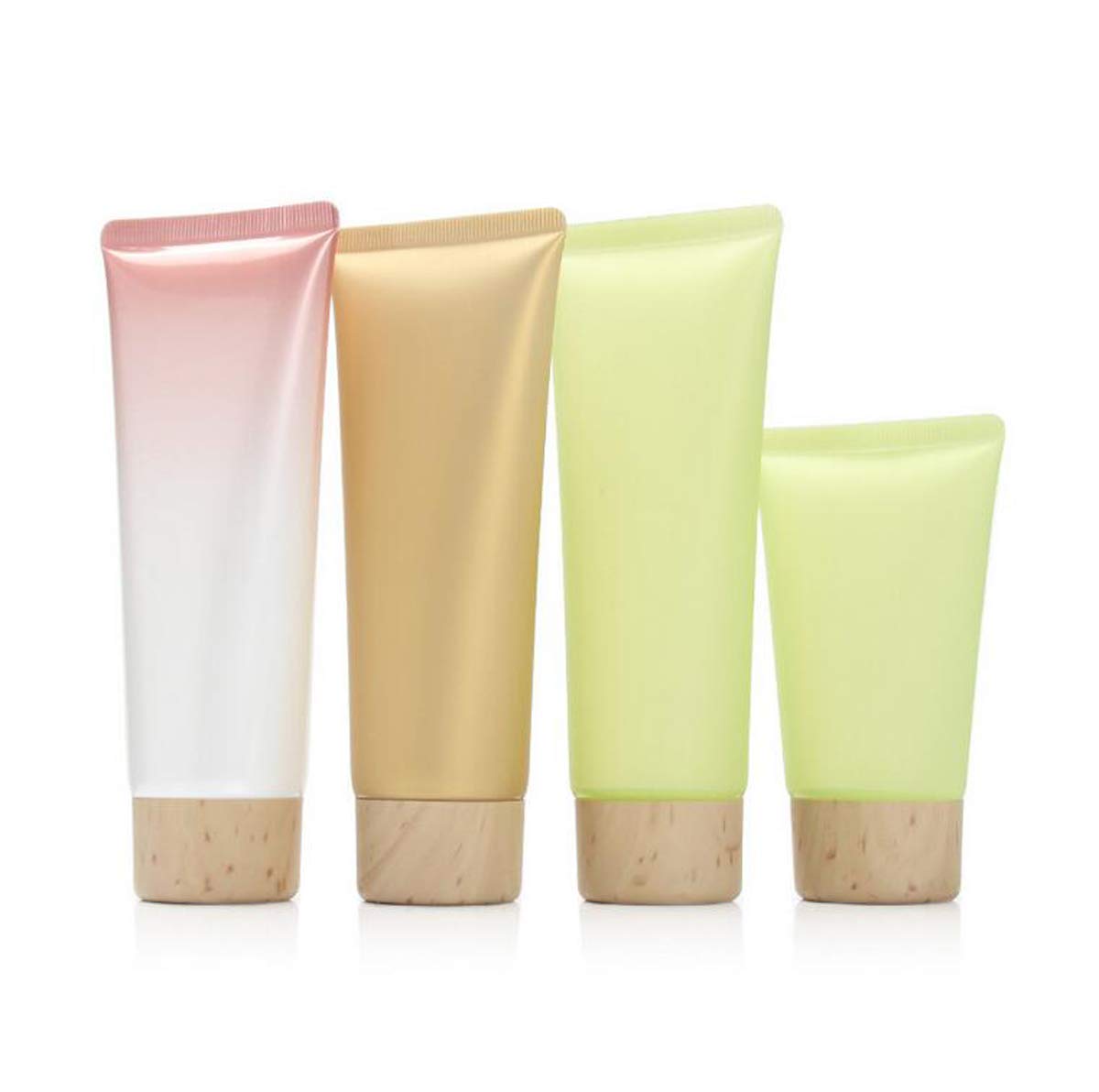 Snadulor - 20 flaconi vuoti da 100 ml, in plastica, da spremere, riutilizzabili, da viaggio, per cosmetici, campioni, detergenti, shampoo, gel doccia, lozioni, con tappo a vite