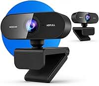 Webcam Full HD 1080p com Microfone Integrado | Foco Automático Inteligente | USB Plug & Play | Câmera para PC e Notebook | Ideal para Home Office, Aulas Online, Streaming e Videoconferência Premium