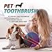 6 in 1 Professional Pet Grooming Kit - Pet Hair Remover Tool Set for Dog, Cat, Horse | Deshedding Glove, Fur Brush, 2 Toothbrushes, Nail Clipper and File | Manual Products for Small & Large Animals