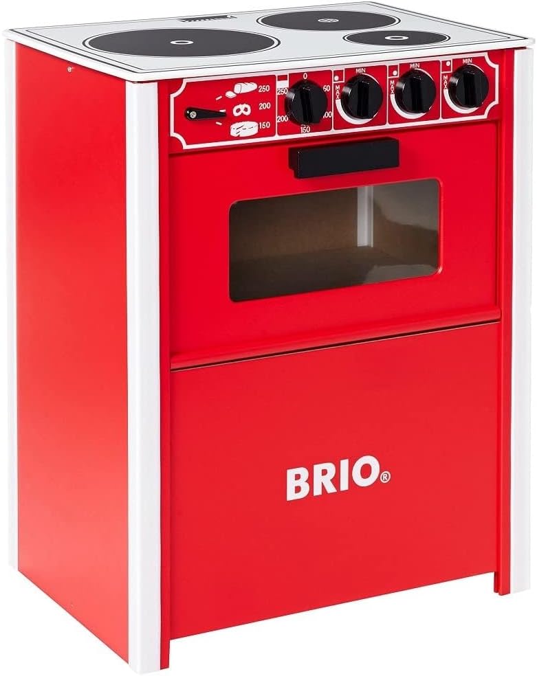 Ravensburger Brio Wooden Play Stove, Kitchen, 3+, Imaginative Play, Female, Toy Stove