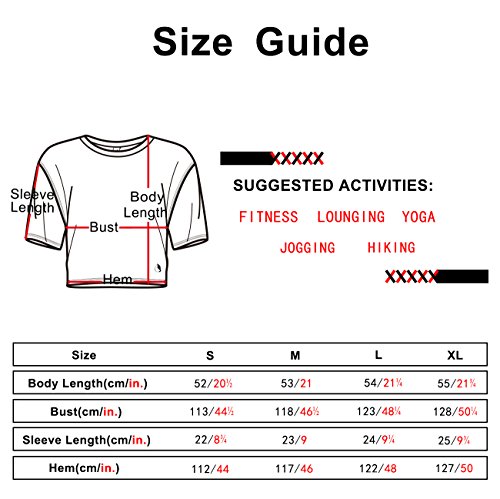 Icyzone Open Back Workout Top Shirts - Yoga T-Shirts Activewear Exercise Crop Tops For Women (M, Denim) #TOP4