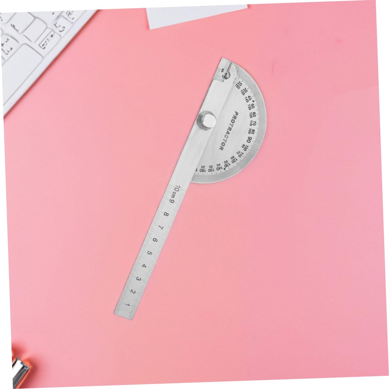 Stainless Steel Angle Protractor Tool Precision Measuring Ruler for Woodworking Construction and DIY Projects Design for Accurate Measurements