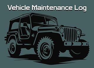 Vehicle Maintenance Log: Parts and Fluids Log Book, Repair and Service Record for Cars, Trucks, Jeeps, Classics, Motorcycles - 8.25" x 6" size