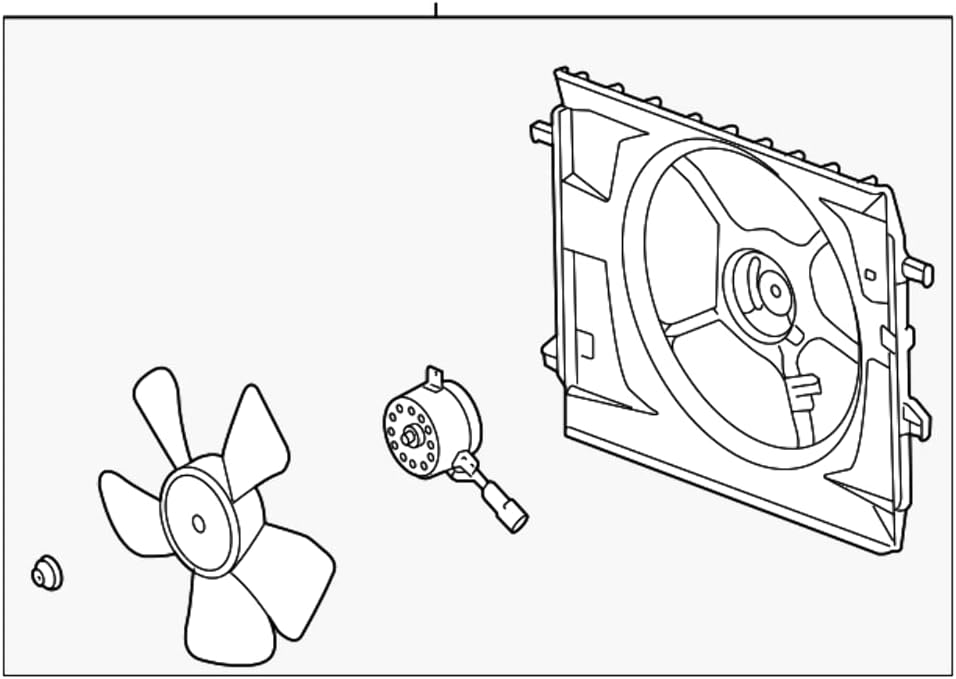 GENERAL MOTORS 19130227 SHROUDENG COOL FAN