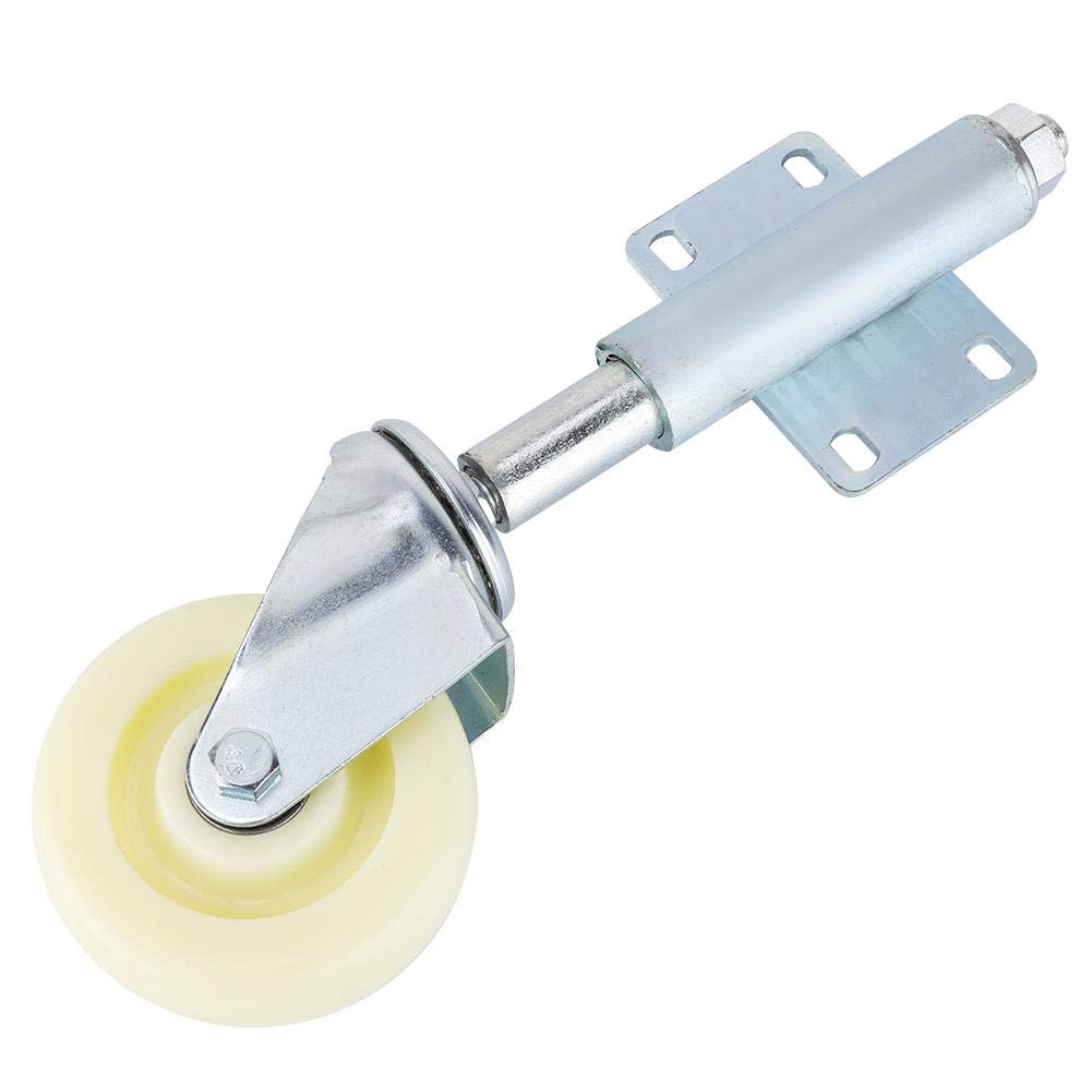 Spring Loaded Swivel Caster Universal Mounting Plate Gate Wheel, Help Wheel, Gate Caster, for Home Garden