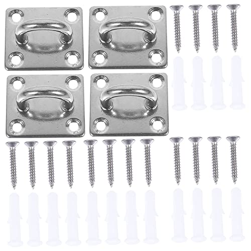 Crochets de plafond inoxydable Luxshiny | Lot de 12 fixations robustes