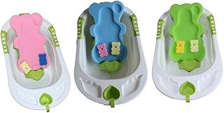 Cabilock Esponja De Banho Tapete De Banho Do Bebê Assento De Banho Do Bebê Almofada De Banho Do Bebê Esponja Para Tomar Um Banho De Esponja Esteira Banheira Recém-Nascido