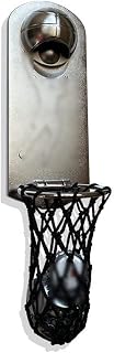 Bottle Opener Magnetic Basketball Bottle Opener, Wooden Wall Mounted Opener with Cap Collector Catcher,Ideal Gift for Basketball