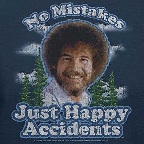 Bob Ross No Mistakes/Positive Vibes T-Shirts3
