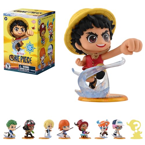 YuMe One Piece Blind Box Collectible Mini Figure & Accessories | Cosbi Bobble Head Collection | Official Netflix Merchandise | Toy Gift for Kids & Adults | 9 Figures to Collect Including 1 Chase