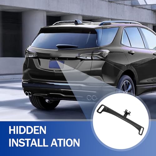 Image of License Plate Camera Mount, Rear Camera Bracket, Car Camera Mount, Backup Camera Mount, Camera Bracket, Universal for Most Cars (Black #1 PC)