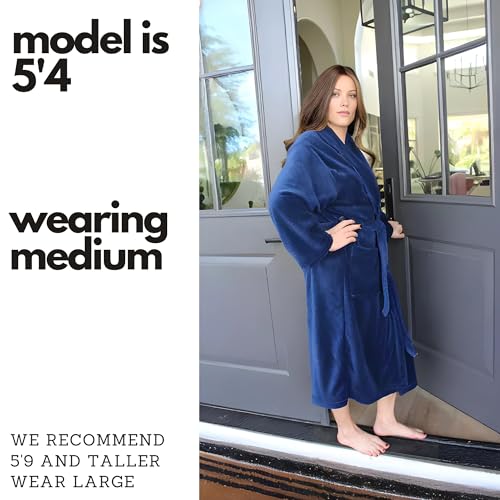 Coziest Robe in the World Unbelievably Soft Bathrobe in Classic & Vibrant Hues for Men and Women3