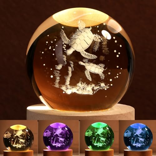 Lampe tortue en cristal, le cadeau idéal pour sublimer une chambre de femme
