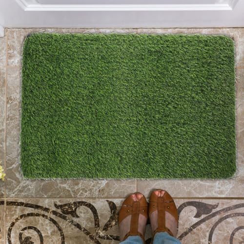Césped artificial para terraza y balcón que decora la entrada de tu hogar 3