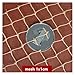 FNUQCOA Wear-Resisting Brown Fishing net Stake Breeding nets Crop Protection Balcony Isolation Multifunction Nylon Network(1x1cm Cell,2mx3m)