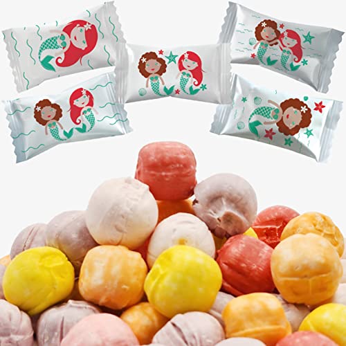 Mermaids Soft Sours Buttermints Candies, Multicolor Sweet Candies, Soft Candy With A Touch Of Sour, Fat-Free, Individually Wrapped (55 Pieces) #TOP21