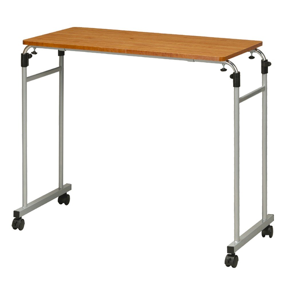 新品未開封 伸縮式ベッドテーブル 幅調整可 NK-512 BR Amazon.co.jp: 永井興産 伸縮式ベッドテーブル キャスター付 高