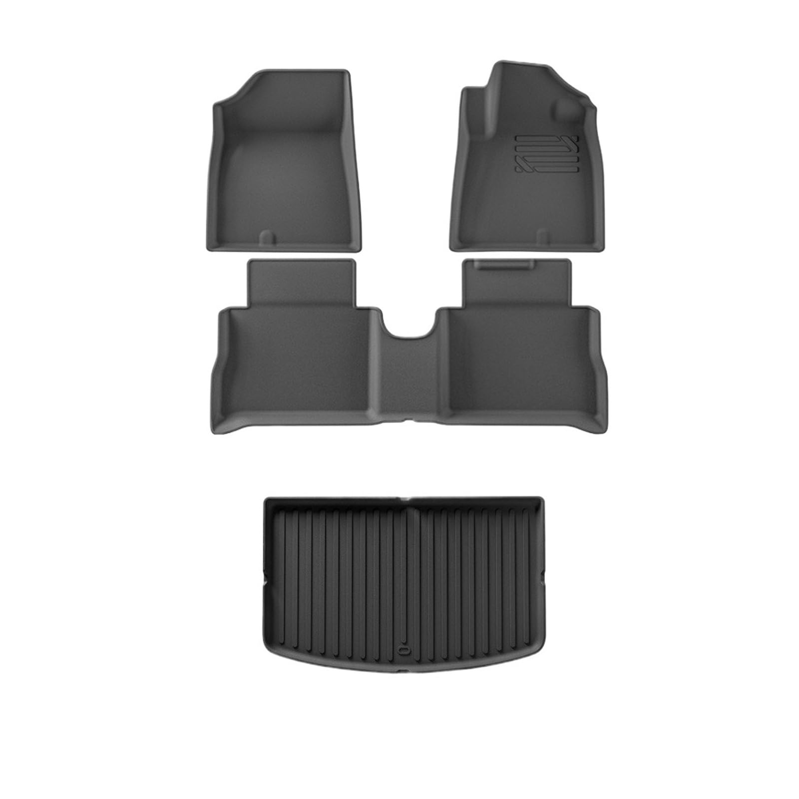 TPE Floor Mats Compatible with Ora Haomao GWM ORA 03 2024-2021 Cars Fully and Trunk Liners Backrest Cushion