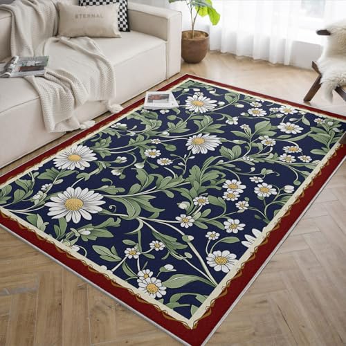 Tapis de fleurs bohèmes pour une chambre cocooning - 5
