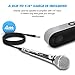 Wired Dynamic Karaoke Microphones, Professional Handheld Vocal Mic with 13ft 6.35mm XLR Audio Cable Compatible with Karaoke Machine/Speaker/Amp/Mixer for Singing, Speech, Wedding, Stage