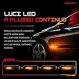 HOFFCAR KIT 2 INDICATORI DI DIREZIONE LATERALI A LED COMPATIBILE CON Lexus IS200 | Typ XE1 | BJ 1998-2005 | | VETRO GIALLO | LED 6000K EFFETTO XENON | CAN-BUS, PLUG AND PLAY