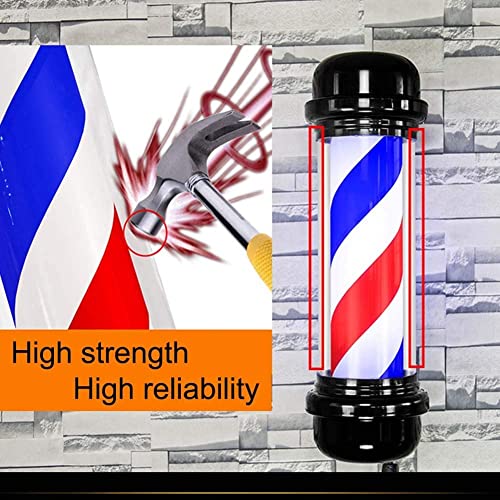 Barber pole lampe murale extérieure enseigne lumineuse de salon de coiffure