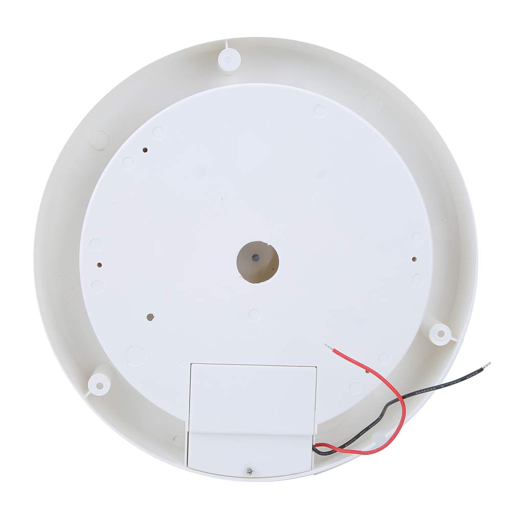 Akozon Deckenleuchte, 42 LEDs, 12 V, 9 W, 840 lm, rund, hohe Helligkeit, für Auto, Boot, Haus (warmweiß)