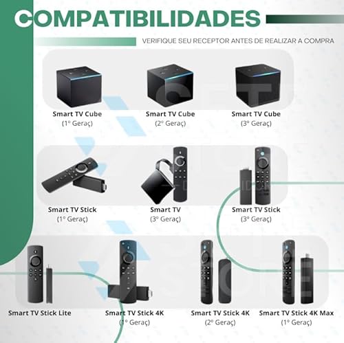 Controle Remoto de Voz Substituto para Amazon Fire TV Stick, Fire TV Stick 4K, Fire TV Stick Lite e