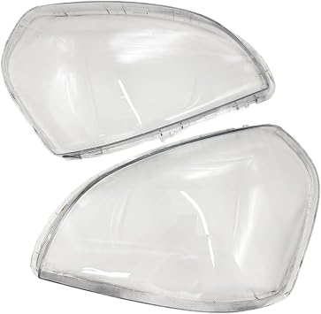 2Pcs Car Headlight Left+Right Headlamp Clear Lens Cover Headlight Lens Cover For HYUNDAI For TUCSON 2005-2009 Car Front Headlight Lens Cover