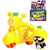 Hello Kitty Badtz-Maru Pineapple Scooter Metals Diecast Vehcile