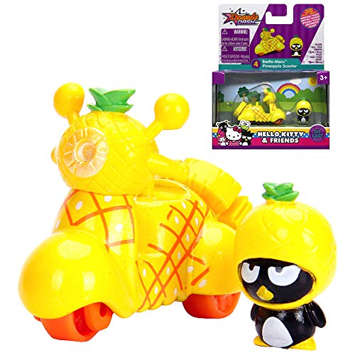 Hello Kitty Badtz-Maru Pineapple Scooter Metals Diecast Vehcile