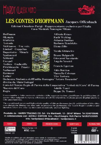 Les Contes d'Hoffmann Offenbach DVD ópera francesa con Alfredo Kraus 3