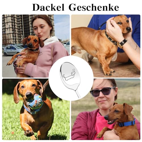 Dackel Geschenke, Kaffeelöffel Dackel Geschenke Frau Für Frauen Kinder 304 Rostfreie Stähle