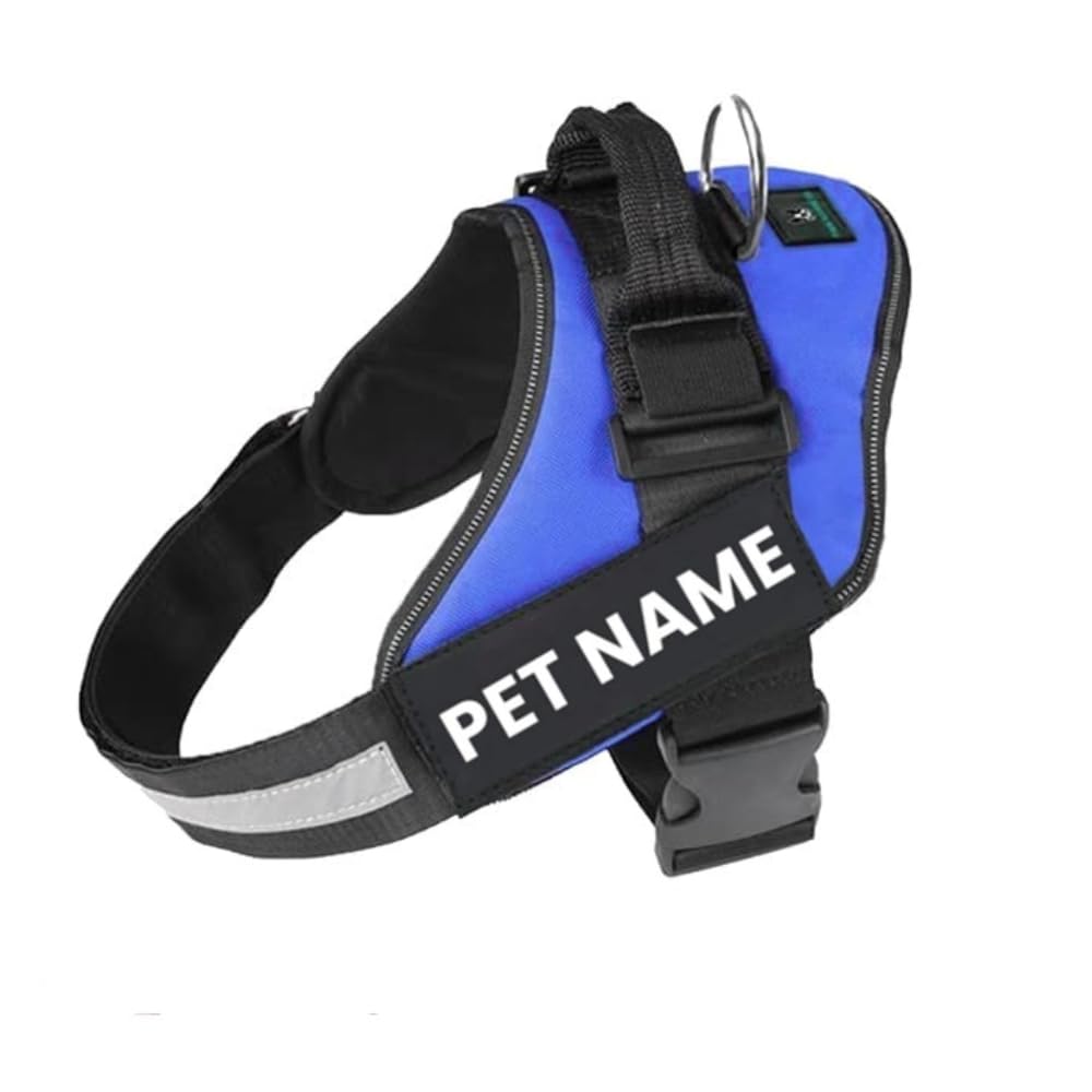 Doggie Dash Police K9 Dog Harness No Pull Harness | Reflective | No Choke Dog Standard Harness (L, Blue) (B0CP2T48F7) Amazon Price History, Amazon Price Tracker