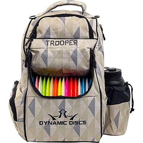 Dynamic Discs Trooper Disc Golf Backpack | Frisbee Disc Golf Bag with 18+ Disc Capacity | Introductory Disc Golf Backpack | Lightweight and Durable (Desert Guide) Cover