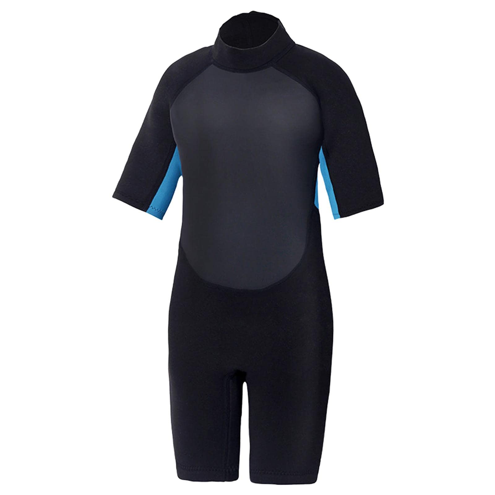 UJEAVETTE® Kids Shorty Wetsuit Keep Warm in Cold Water Short Sleeve Diving M Blue-image-1