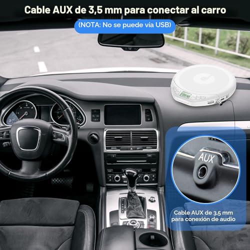 Reproductor CD personal HiFi con auriculares y memoria de reproducción 6
