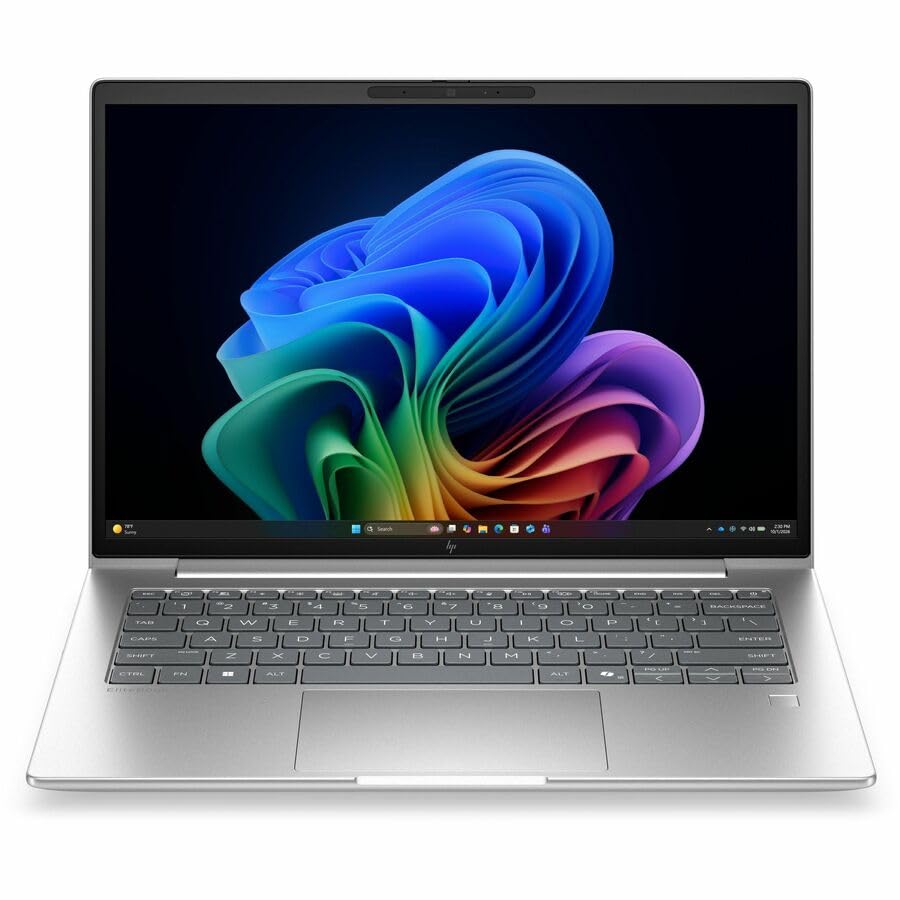 Image of HP EliteBook 6 G2a 14 inch Touchscreen Copilot+ PC Notebook - WUXGA - AMD Ryzen AI 7 PRO Ryzen AI PRO 400 450-48 GB - 512 GB SSD - English Keyboard - Pike Silver Aluminum - AMD Chip - 1920 x 1200 - Wind