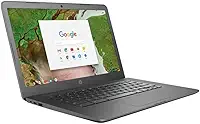 HP Laptop Chromebook HD de 14 polegadas com tela sensível ao toque (Intel Celeron N3350 até 2,4 GHz, 4 GB de RAM, memória flash de 32 GB, WiFi, câmera HD, Bluetooth, até 10 horas de vida útil da