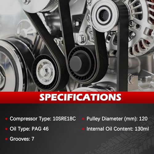 Autodevil AC Compressor with Clutch for Honda for Accord 2.4L 2013-2017 by Autodevil - Used condition - Image 5